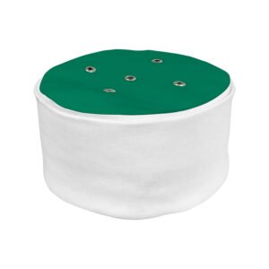 Peci Maiyah Putih Hijau